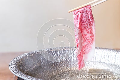 Shabu shabu Stock Photo