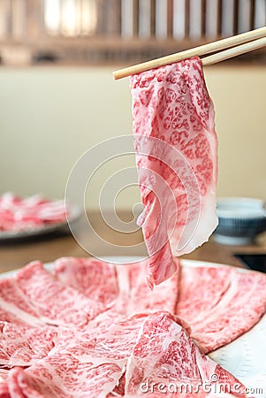 Shabu shabu Stock Photo