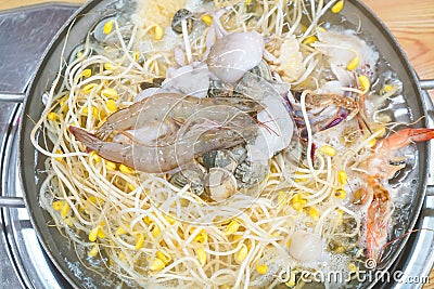 Shabu Shabu - korean foods Stock Photo