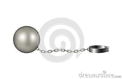 Shackle Vector Illustration