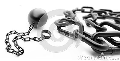 Shackle Stock Photo