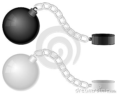 Shackles Vector Illustration