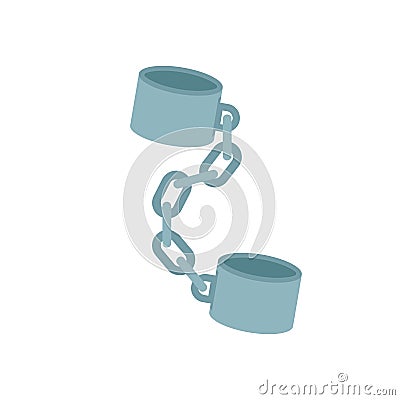 Shackles vector icon Stock Photo