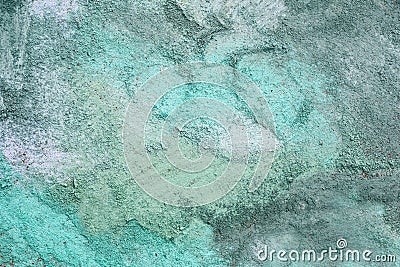 Shades of Blue Sidewalk Chalk Drawing Background Stock Photo