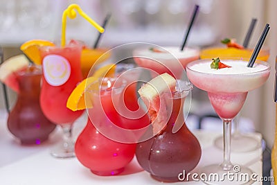 Shades of refreshments Stock Photo