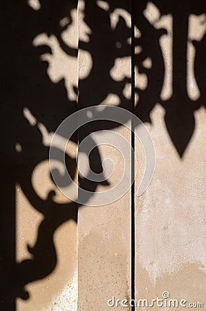 Shadow Pattern Stock Photo