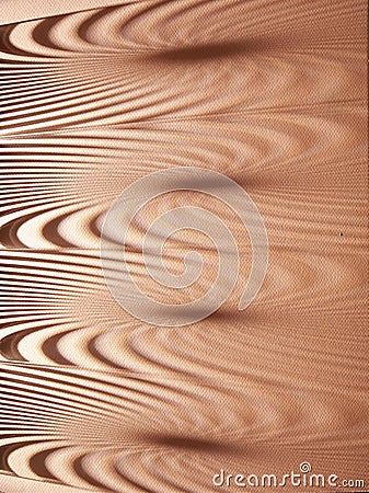 Shadow pattern of wavy lines Stock Photo