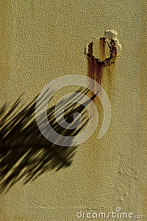 Shadow on a wall Stock Photo