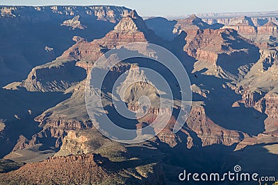 Sunset South Rim Grand Canyon, Arizona Stock Photo