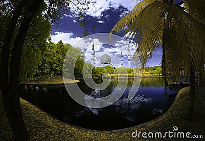 Shah Alam Selangor Mosque Fantasy Editorial Stock Photo