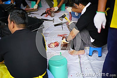 Hari Raya Aiduladha, Hari Raya Haji or Qurban Editorial Stock Photo