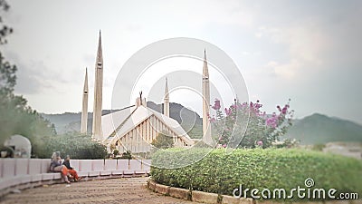 Shah Faisal mosque Editorial Stock Photo