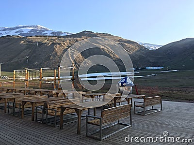 Shahdag mountain resort Editorial Stock Photo