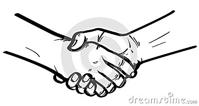 Shake hand Vector Illustration