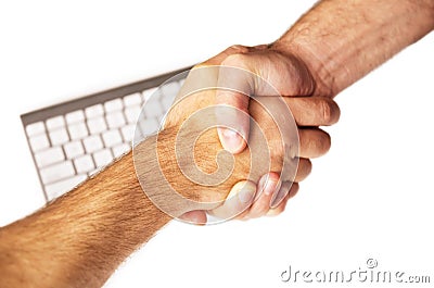 Shake hands Stock Photo