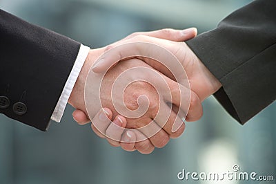 Shake-hands Stock Photo