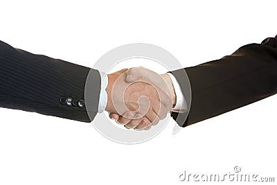 Shake hands of businessmen Stock Photo