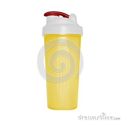 Shaker for protein shakes in vector. Vector Illustration