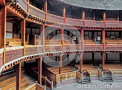 Shakespeare's Globe Theatre Stock Photo