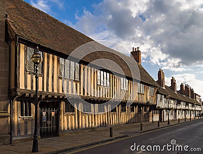 Shakespeares Historic Stratford on Avon Stock Photo