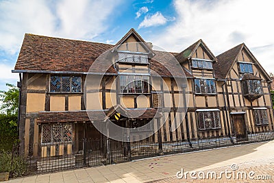 Shakespeares Birthplace in Stratford-upon-Avon Stock Photo