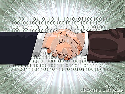 shaking hands Stock Photo