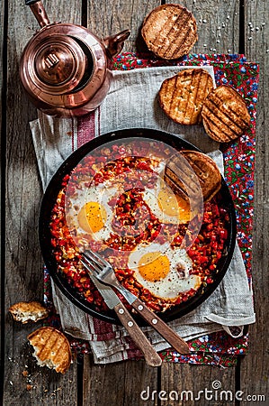 Shakshouka Stock Photo