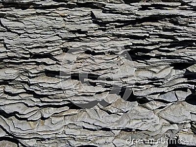 Shale Cliff Stock Photo