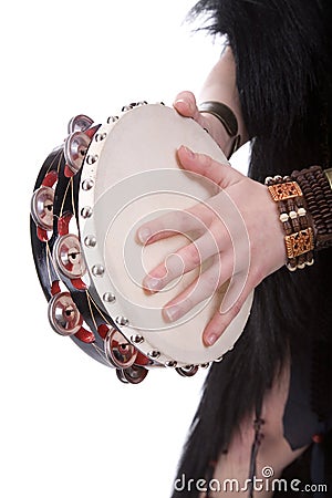 Shaman woman Stock Photo