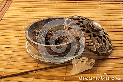 Shamanic tools Stock Photo