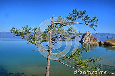 Shamanka Shamans Rock Stock Photo