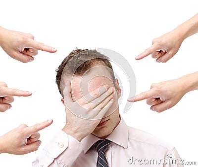 Shame Stock Photo