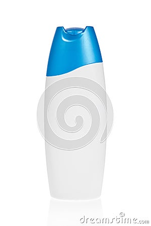 Shampoo bottle isolated on white background Stock Photo