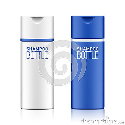 Shampoo bottle template for your design Vector Illustration