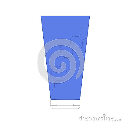 Shampoo Or Conditioner For Curly Hair Cartoon Vector | CartoonDealer