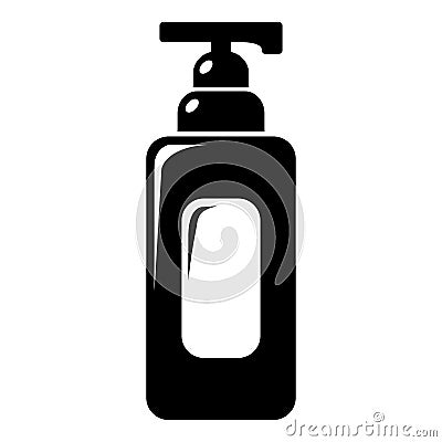 Shampoo dispenser icon , simple style Vector Illustration