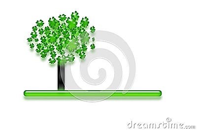 Shamrock Tree Stock Photo