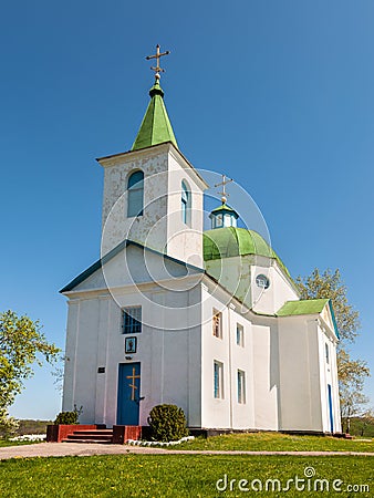 St. Michael`s Church in Shandra, Kyiv region, Ukraine Editorial Stock Photo