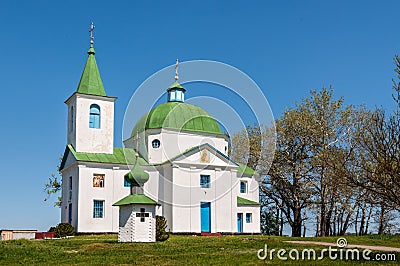St. Michael`s Church in Shandra, Kyiv region, Ukraine Editorial Stock Photo