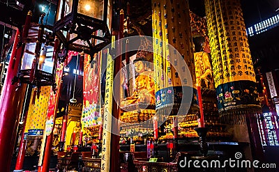 SHANGHAI Buddhist Statues at Jade Buddha temple Editorial Stock Photo