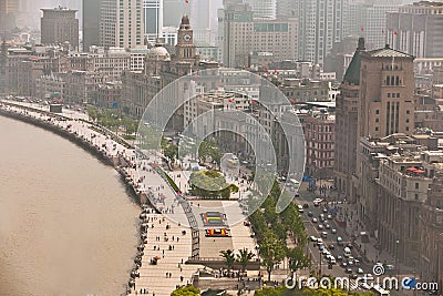 Shanghai Bund Stock Photo