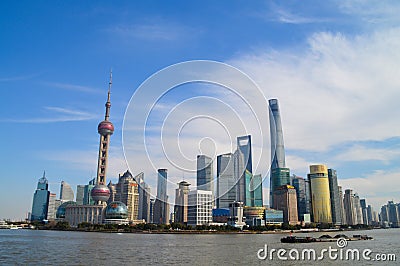 Shanghai By the Bund Stock Photo