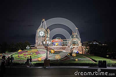 Shanghai, China Disneyland entrance Editorial Stock Photo