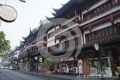 SHANGHAI CHINA OKT.15.2013 Yuyuan Garden Editorial Stock Photo