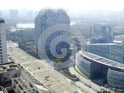 Shanghai city streetscape Editorial Stock Photo