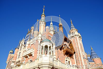 Shanghai Disney Castle Editorial Stock Photo