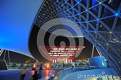 2010 shanghai expo night piece Editorial Stock Photo