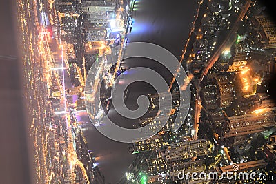 Shanghai night view Stock Photo