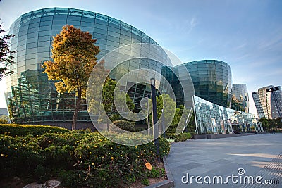 Shanghai Oriental Art Center Stock Photo