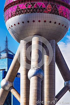 Shanghai Oriental Pearl TV Tower Stock Photo